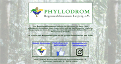 Desktop Screenshot of phyllodrom.de